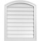 Ekena Millwork Arch Top Surface Mount PVC Gable Vent: Functional, w/ 2"W x 1-1/2"P Brickmould Frame, 24"W x 30"H GVPAR24X3002SF - alternate 1